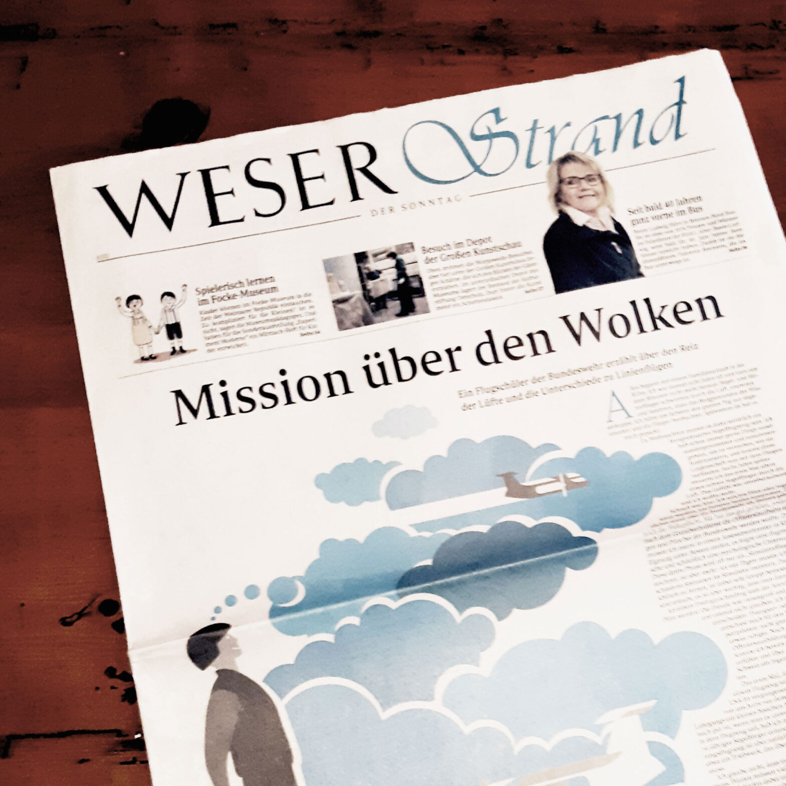 Mission über den Wolken