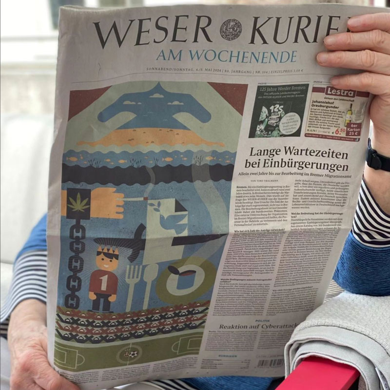 Weser Kurier Titelseite #05.04.24