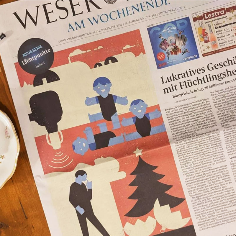 Weser Kurier Titelseite      # 10.12.22