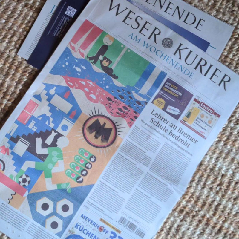 Weser Kurier Titelseite #16.12.23