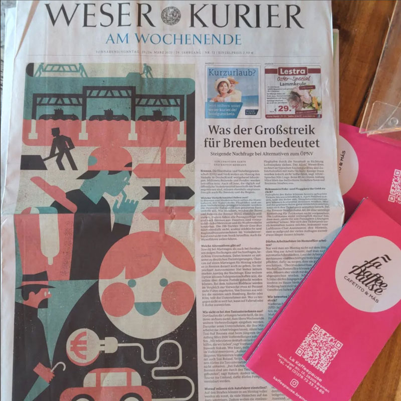 Weser Kurier Titelseite #25.03.23