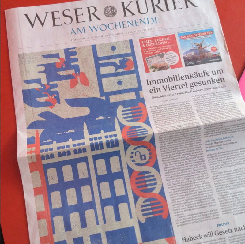 Weser Kurier Titelseite #27.05.23