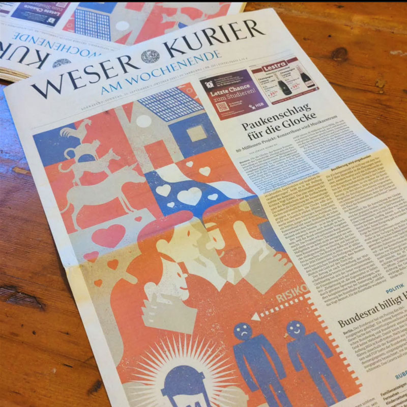 Weser Kurier Titelseite #30.09.23