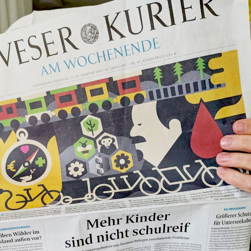 Weser Kurier Titelseite #22.02.2025